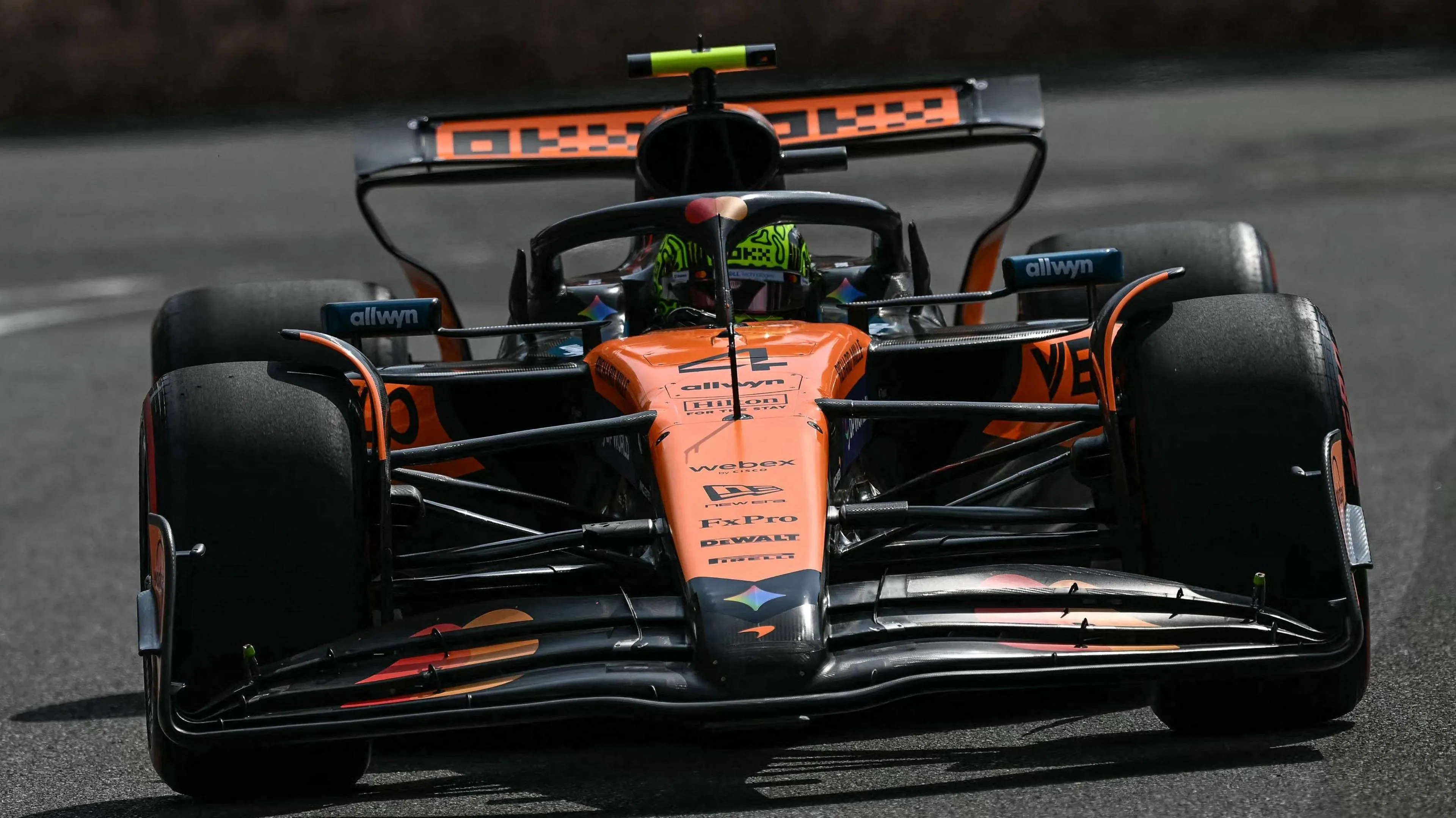 Lando Norris Leads Oscar Piastri in Azerbaijan Practice